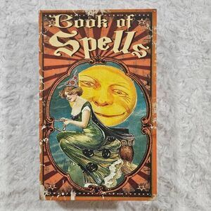 Halloween Witches Book of Spells Secret Hidden Storage Box Owl Moon Broom Flying